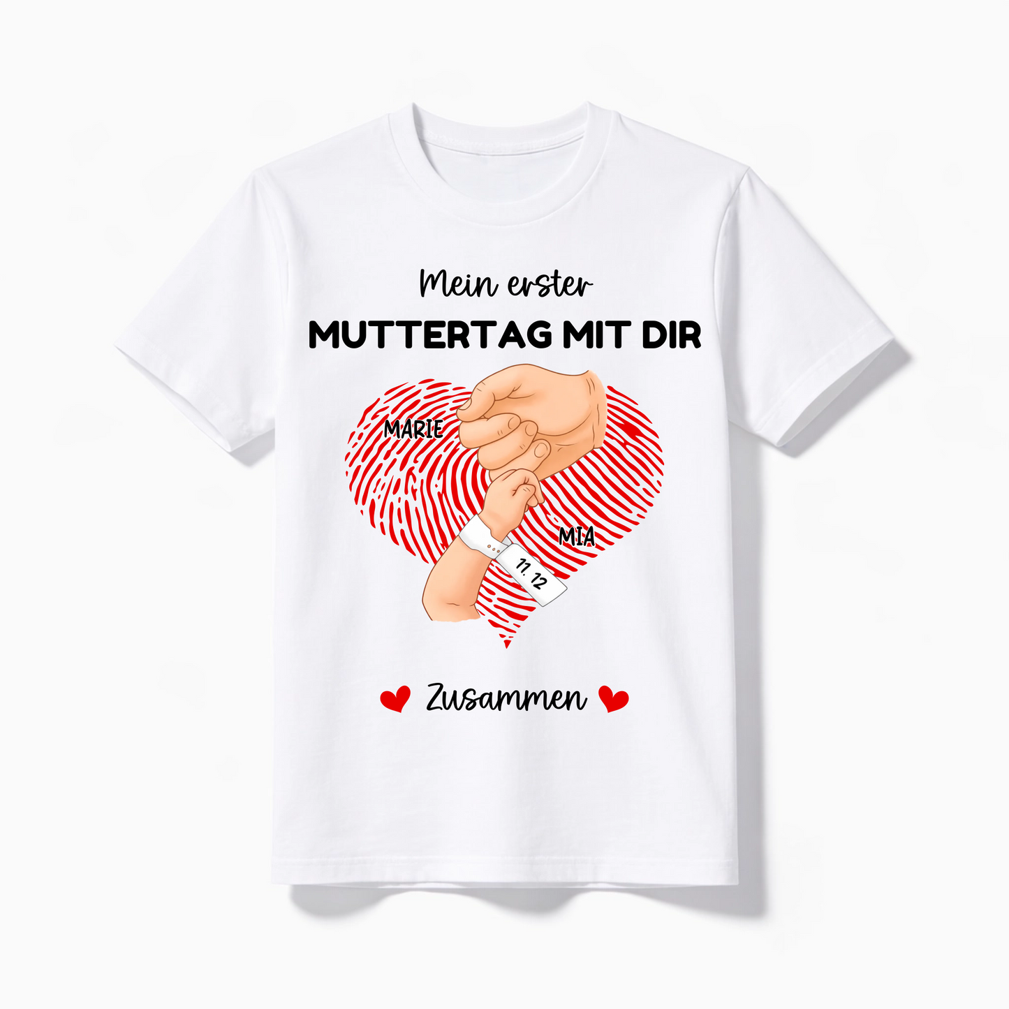 "Erster Muttertag" - Personalisiertes T-Shirt
