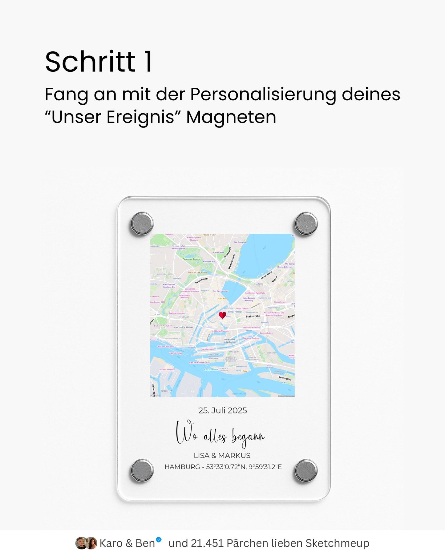 Partner Set - Acryl Magnet