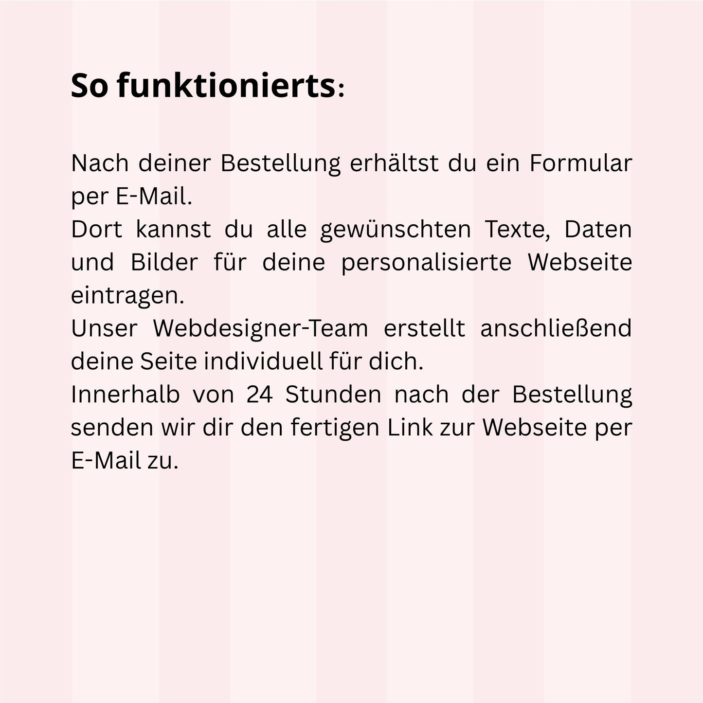 Liebespage - Personalisierte Liebeswebseite